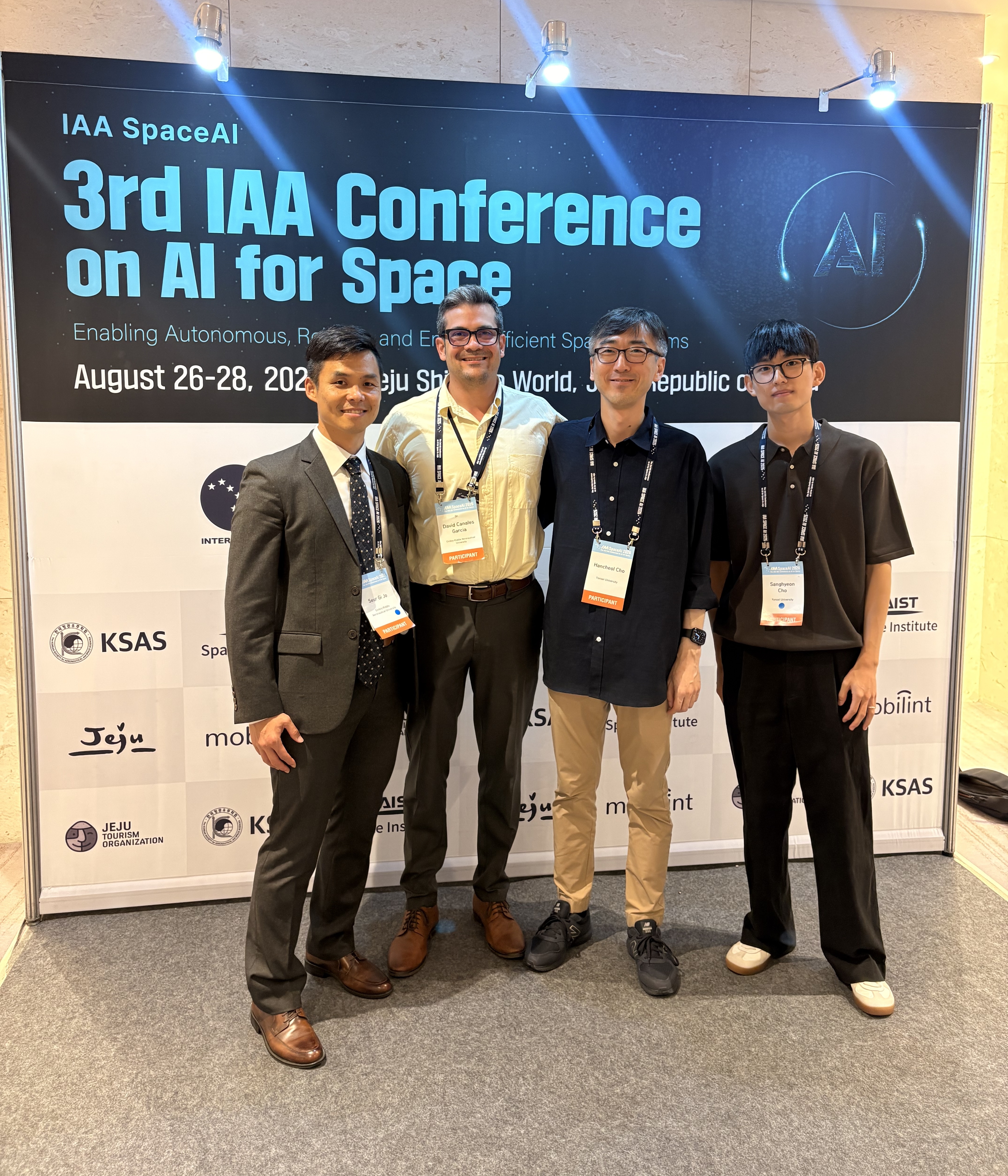 Research collaborators at IAA SpaceAI 2026