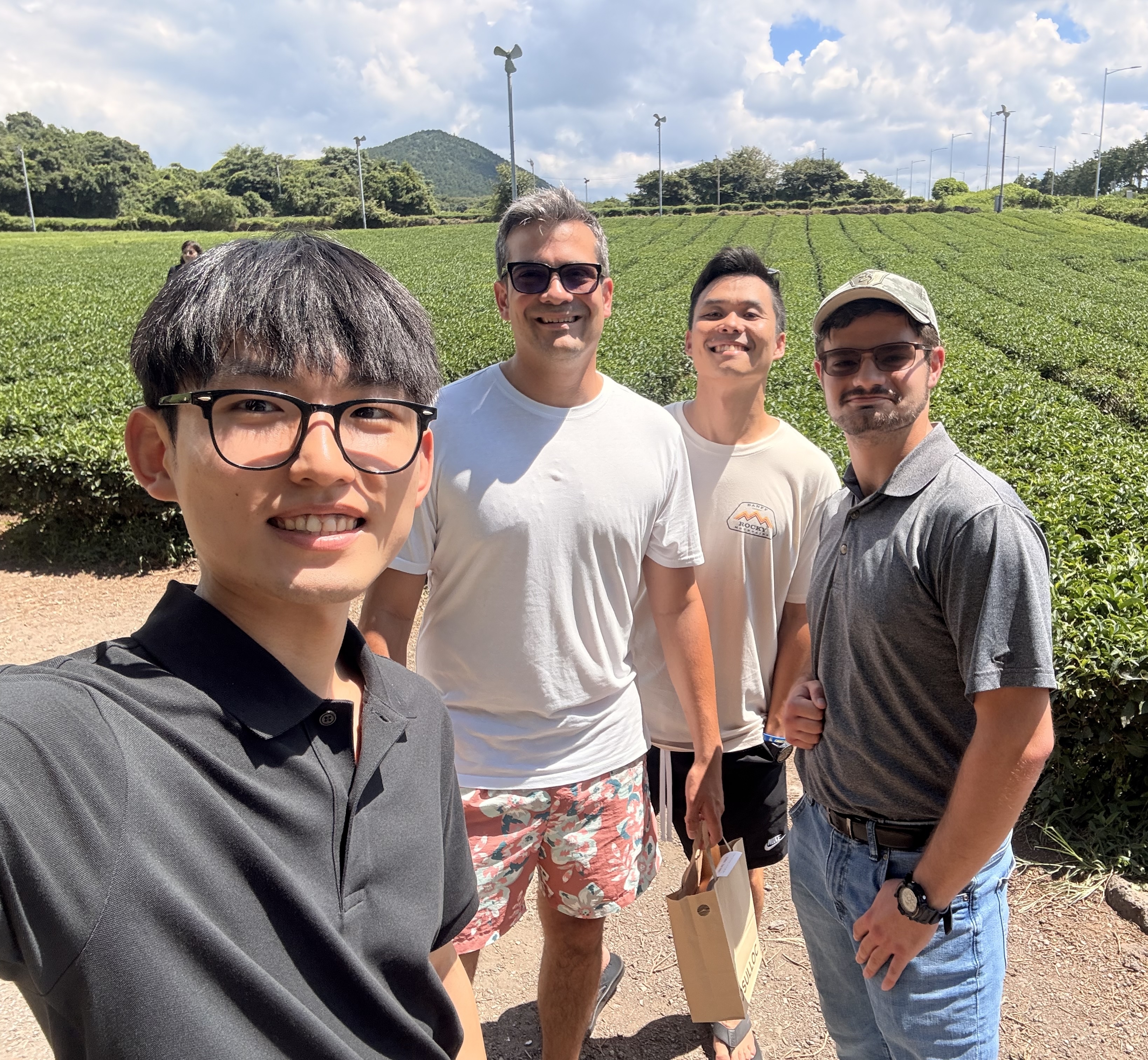Conference colleagues during the Jeju program